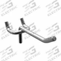 APPROVED VENDOR Straight Hook, 4 in: 1/4 in Peg Hole, For 1 in Pegboard Hole Spacing, Hanging, 10 PK (MPN 787CX3). Key specifications — Finish: Zinc Plated; Color: Silver; Locking System: Hanging; Mounting Type: Surface; Material: Steel; Brand: APPROVED VENDOR.