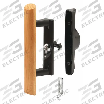 PRIME-LINE Sliding Door Lock: 2 1/8 in Lg, 2 in Wd - Recessed Handles for Sliding Doors