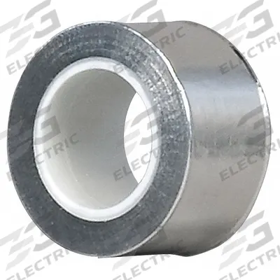 TAPECASE Foil Tape: 1 in Wd, 5 yd Lg, 4 mil Thick, Silicone, Indoor/Outdoor, -60°F Min Temp - Reinforced Foil Tape