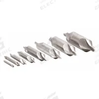CHICAGO-LATROBE Center Drill Set: Plain-Tip, 8 Pc, 60°, High Speed Steel (MPN 69878). Key specifications — Brand: CHICAGO-LATROBE; End Type: Double End.