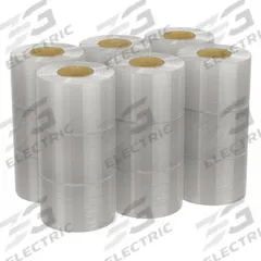 GOODWRAPPERS Stretch Wrap Film: 90 ga Gauge, 3 in Overall Wd, 1,000 ft Overall Lg, Clear, 18 PK (MPN 15A902). Key specifications — Brand: GOODWRAPPERS; Color: Clear.