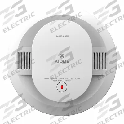 KIDDE Smoke Alarm: Smoke, Removable Battery, Smoke Detector, Photoelectric - Smoke Detectors