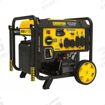 CHAMPION POWER EQUIPMENT Portable Generator: Inverter, Gasoline, 7,750 W Running - Inverter Generators