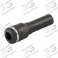 AIGNEP Push To Connect Fitting: 12 mm OD x 6 mm OD Size, Push-to-Connect x Tube Stem, Nylon, Black (MPN 55700-12-6). Key specifications — Brand: AIGNEP.