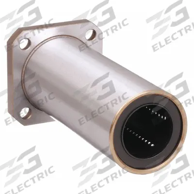 NB Linear Square Flange Mount Bearing: Twin, SWK-W, 1 1/4 in ID - Twin Square-Flanged Linear Ball Bearings