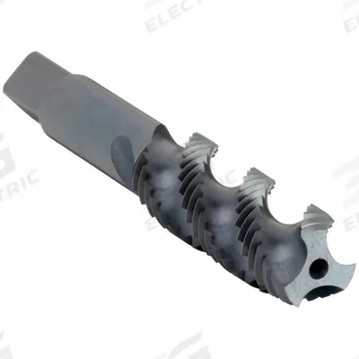 CHICAGO-LATROBE Spiral Flute Tap: 1/2"-13 UNC, H11 / 1B, 3 Flute, Semi-Bottoming Chamfer (MPN 313588) - Oversized Spiral-Flute Taps