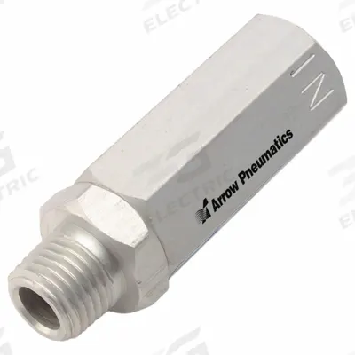 ARROW PNEUMATICS In-Line Tool Filter: 3/8 in NPT Inlet, 3/8 in NPT Outlet, 40 micron - Miniature Compressed Air Filters with Replaceable Elements
