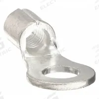 PANDUIT Ring Terminal: Bare, 1/4 in Stud Size, 14 AWG to 10 AWG Wire Sizes, 2,000 V (MPN P10-14R-L). Key specifications — Brand: PANDUIT; Barrel Style: Serrated.