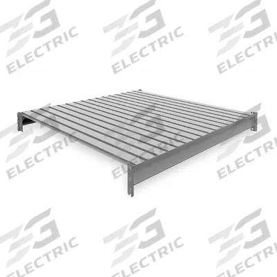 TENNSCO Shelf: 48 in x 48 in, 22 ga Beams, Steel - Ribbed Steel Decking Bulk Rack Shelf Kits