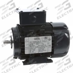 LEESON Metric Motor: 1/3 hp, Rigid Base Mount, 63 Frame Size, Totally Enclosed Fan Cooled, 3430 RPM (MPN 063T34FH5302). Key specifications — Brand: LEESON; Nameplate Voltage @ 60 Hz: 230/460V AC; Full Load Amps @ 60 Hz: 1.1/0.55 A; Nameplate RPM @ 60 Hz: 3430 RPM; Motor Enclosure: TEFC.