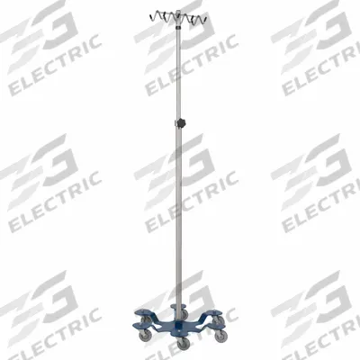 BLICKMAN Pole: 6 Legs, 8 Hooks, Stainless Steel - Standard IV Poles
