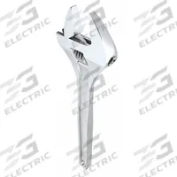 PROTO Adjustable Wrench: Alloy Steel, Chrome, 18 in Overall Lg, 2 3/8 in Jaw Capacity, Plain Grip (MPN J718A). Key specifications — attr309359: Chrome; attr324924: PROTO; attr309358: Alloy Steel.