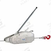 TRACTEL Manual Cable Hoist: Hook Mounted - No Trolley, 8,000 lb Lifting Capacity (MPN 18039030K). Key specifications — Brand: TRACTEL; Included Components: Wire Rope.
