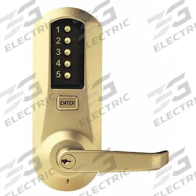SIMPLEX Mechanical Push Button Lockset: ADA Compliant - Mechanical Keyless Access Locksets