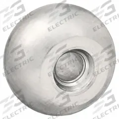 LOOS Plain Ball: 3/64 in Compatible Rope Dia, Stainless Steel, 7/32 in Ball Dia, Stainless Steel (MPN BA3-1.5). Key specifications — Brand: LOOS; Compatible Rope Material: Stainless Steel; Material: Stainless Steel.