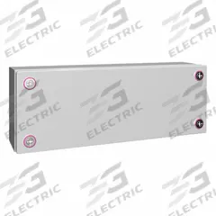 RITTAL Enclosure: Light Gray, Steel, 5 in x 15 in x 5 in, NEMA 1/12/3R/4X, Solid Cover (MPN 1589000). Key specifications — Color: Light Gray; Cover Style: Solid; Includes: Mini Cam Lock; NEMA Enclosure Rating: 12; Brand: RITTAL.