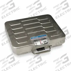 TAYLOR Shipping Scale: 250 lb Wt Capacity - Imperial, 14 1/2 in Weighing Surface Dp, lb, 1 lb (MPN TR250). Key specifications — attr1359871: 1 lb; attr1359893: Steel.