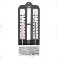 TAYLOR Mason's Hygrometer: 1%to 97% Humidity Range, Wall, ±2°F (MPN 5525J1). Key specifications — Humidity Accuracy: +/- 1% Throughout the Range; Display Type: Liquid-in-Glass; Brand: TAYLOR.