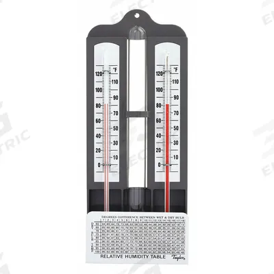 TAYLOR Mason's Hygrometer: 1%to 97% Humidity Range, Wall - Mason's Hygrometers