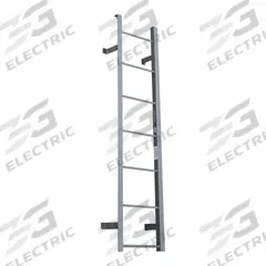 COTTERMAN Fixed Ladder: 6 ft Overall Ht, 21 in Overall Wd, Steel, 300 lb Load Capacity, 7 Rungs (MPN F7S C1). Key specifications — Brand: COTTERMAN; Assembly: Assembled; Number of Sections: 1.