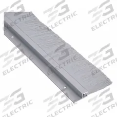 NATIONAL GUARD Door Weatherstripping: Brush Insert, 3 ft Lg, 3 7/8 in Wd, 1/2 in Ht (MPN H612A-36"). Key specifications — Insert Material: Nylon; Flange Material: Aluminum; Brand: NATIONAL GUARD.