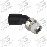 LEGRIS Push-Fit Elbow Fitting: 1/4 in Pipe x 10 mm OD Size, BSPT x Push-to-Connect, Black (MPN 3113 10 13). Key specifications — Brand: LEGRIS.
