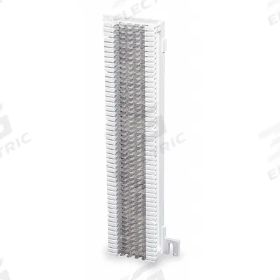 HUBBELL PREMISE WIRING Wiring Block,66 Split: 66 M, 5e, 1, HPW66M150C5, 50 Clips, 50 Pairs - Voice & Data Wiring Blocks