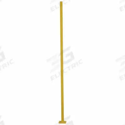 APPROVED VENDOR Offset Wire Partition Post: 96 in - Easy-Access Welded-Wire Machine Guard Components