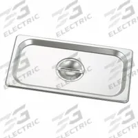 CRESTWARE Steam Table Inset Pan Cover: Third Size, NSF Certified, Third-Size Compatible Pan Size (MPN 5130). Key specifications — Brand: CRESTWARE; Dishwasher Safe: No; NSF Certified: Yes; Product Type: Steam Table Inset Pan Cover; Manufacturer Part Number: 5130.