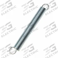 DAYTON Tension Spring: 3/8 in W, 2 1/2 in Overall Lg, Steel, 3/8 in Overall Wd, Mounting Hardware (MPN TS-855). Key specifications — Compatible Grainger Part Number: 4ZJ30; Manufacturer Part Number: TS-855; Accessory Type: Tension Spring.