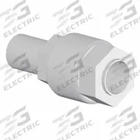 SMC Straight Adapter Fitting: 26 11/16 mm Pipe x 1 in OD Size, Threaded x Compression, PFA (MPN LQ3A6A). Key specifications — Series: LQ3; Brand: SMC; Standards: RoHS_6, RoHS_10.