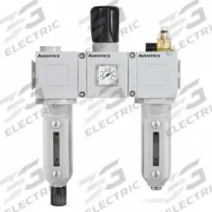 NUMATICS Filter/Regulator/Lubricator Assembly: 1/4 in NPT, 1,250 lpm, 10 bar Max Op Pressure, Mist (MPN A651A0000019364). Key specifications — attr109588: 651; attr109546: Manual - Semi-automatic Drain; attr109524: NUMATICS.