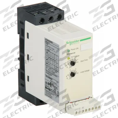 SCHNEIDER Soft Start: 110-480V AC, 12 A Output Current, With Bypass, IP20/NEMA 1 - Schneider Altistart ATS 01