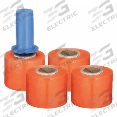 GOODWRAPPERS Stretch Wrap Film: 80 ga Gauge, 5 in Overall Wd, 1,000 ft Overall Lg, Orange, 4 PK (MPN 15A892). Key specifications — Color: Orange; Brand: GOODWRAPPERS.