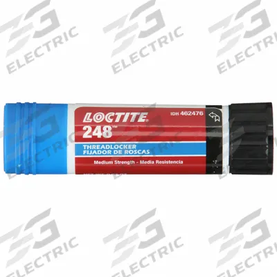 LOCTITE Medium-Strength Threadlocker: 248, Blue, No-Drip, 0.67 oz, Stick, 1 EA (MPN 462476) - Medium-Strength Threadlockers (Blue)