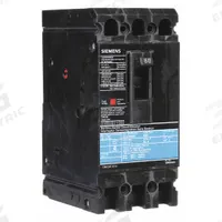 SIEMENS Molded Case Circuit Breaker: 80 A Amps, 18kA at 480V AC, Fixed, Load Side Lug, ABC, ED4 (MPN ED43B080). Key specifications — Phase Connection: ABC; Instantaneous Trip: Fixed; Terminal Connection: Load Side Lug; Series: ED4; Max. AIR Rating: 18kA at 480V AC.
