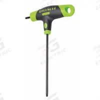 GREENLEE Hex Key: 1 Ball Ends, 1/8 in Tip Size, SAE, Short, Alloy Steel, Black Oxide, 2 in Handle Lg (MPN 0254-44). Key specifications — attr1205521: GREENLEE; attr1205526: Black Oxide.