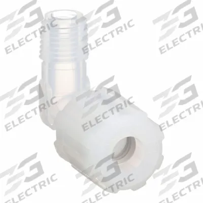 PARGRIP Compression Fitting Elbow: 1/4 in OD x 1/8 in Pipe Size, Compression x MNPT - PFA Compression Tube Fittings