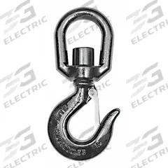 DAYTON Slip Hook: 4,000 lb Working Load Limit, 80 Hook Grade, Alloy Steel, 5/8 in Material Thick (MPN 1DNH8). Key specifications — Color: Black; Brand: DAYTON; Visual Indicator Markings: None.