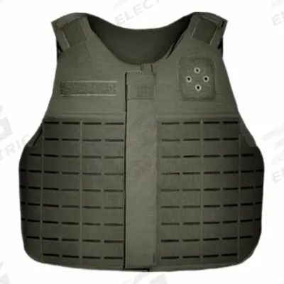 GH ARMOR SYSTEMS Body Armor Vest: Gray, Men's, 500 Denier Cordura Nylon, APB - Uniform-Style Plate Carrier Vests