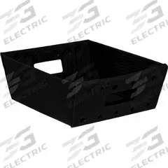 APPROVED VENDOR Tray: 0.4159 cu ft, Black, Not Stacking Capable, 20 lb Load Capacity (MPN 5572 BLACK). Key specifications — Brand: APPROVED VENDOR; Material: Corrugated Plastic.