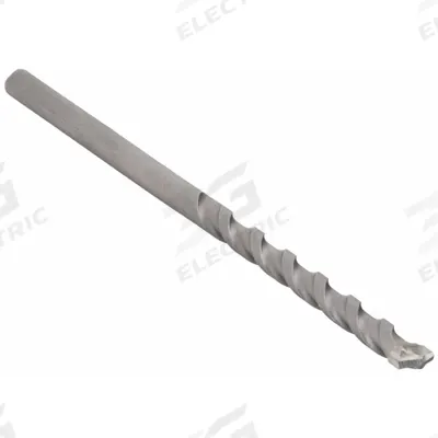 BOSCH Round Hammer Drill: 1/4 in Drill Bit Size, 4 in Max Drilling Dp, 6 in Overall Lg - Round-Shank Masonry Drill Bits