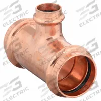 VIEGA PROPRESS Crimp Tee Fitting: Tee, 1 1/2 in CTS x 1 1/2 in CTS x 1 in CTS size, Copper (MPN 77467). Key specifications — Brand: VIEGA PROPRESS; Broad - Material for Bullet: Copper Or Bronze; Brand - Broad: VIEGA.