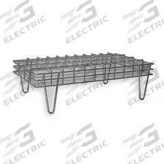 APPROVED VENDOR Low Profile Dunnage Rack: 10 1/2 in x 48 in x 24 in, Steel, 1,400 lb Load Capacity (MPN 2HFX7). Key specifications — Finish: Chrome; Color: Silver; Brand: APPROVED VENDOR; Material: Steel.
