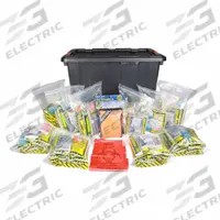 READY AMERICA Survival Kit: 316 Components, Box, 10 People Served (MPN 70551). Key specifications — Rations Included: (10) 2,400 Calorie Food Bars (5 Year Shelf Life); Housing Material: Plastic; Container Type: Box; Hygiene Supplies Included: (10) Pocket Tissue Packs; PPE and Shelter Supplies Included: (20) Nitrile Gloves; Power and Lighting Supplies Included: (10) 12 hr Emergency Lightsticks; Writing and Communication Supplies Included: (10) Emergency Whistles; Brand: READY AMERICA.