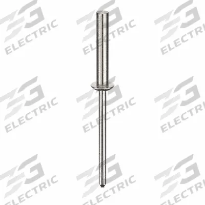 Grainger Blind Rivet,1 60/71" L,1/8" dia,PK500: Inch, 1 27/32 in Overall Lg, 47/64 in Body Lg - Domed-Head Blind Rivets