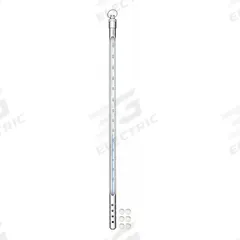 VEE GEE Armored Liquid In Glass Thermometer: -20°C to 110°C, Full Immersion, 12 in Immersion Dp (MPN 80707-A). Key specifications — Accuracy: +/-1°C; Brand: VEE GEE; Temperature Units: Celsius.