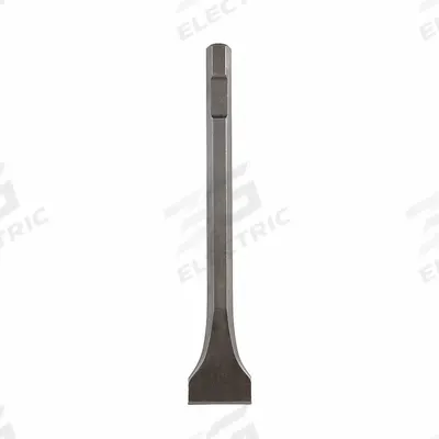 MILWAUKEE Breaker and Demolition Hammer Chisel: 2 in Head Wd, 12 in Overall Lg - Chisel Bits for Breaker & Demolition Hammers