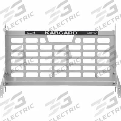 BUYERS PRODUCTS Truck Cab Protectors: 54 in Overall Wd, 27 in Overall Ht, Steel