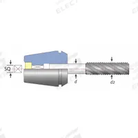 TECHNIKS Rigid Tap Collet: ER40, For 3/4 in Taps (MPN 05710-590). Key specifications — attr1033478: 05710-590; attr1033479: TECHNIKS.